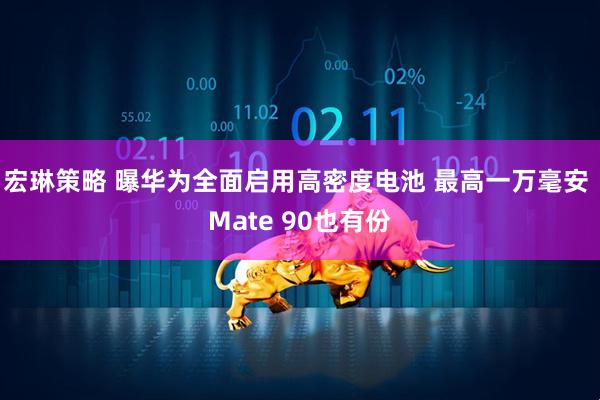 宏琳策略 曝华为全面启用高密度电池 最高一万毫安 Mate 90也有份
